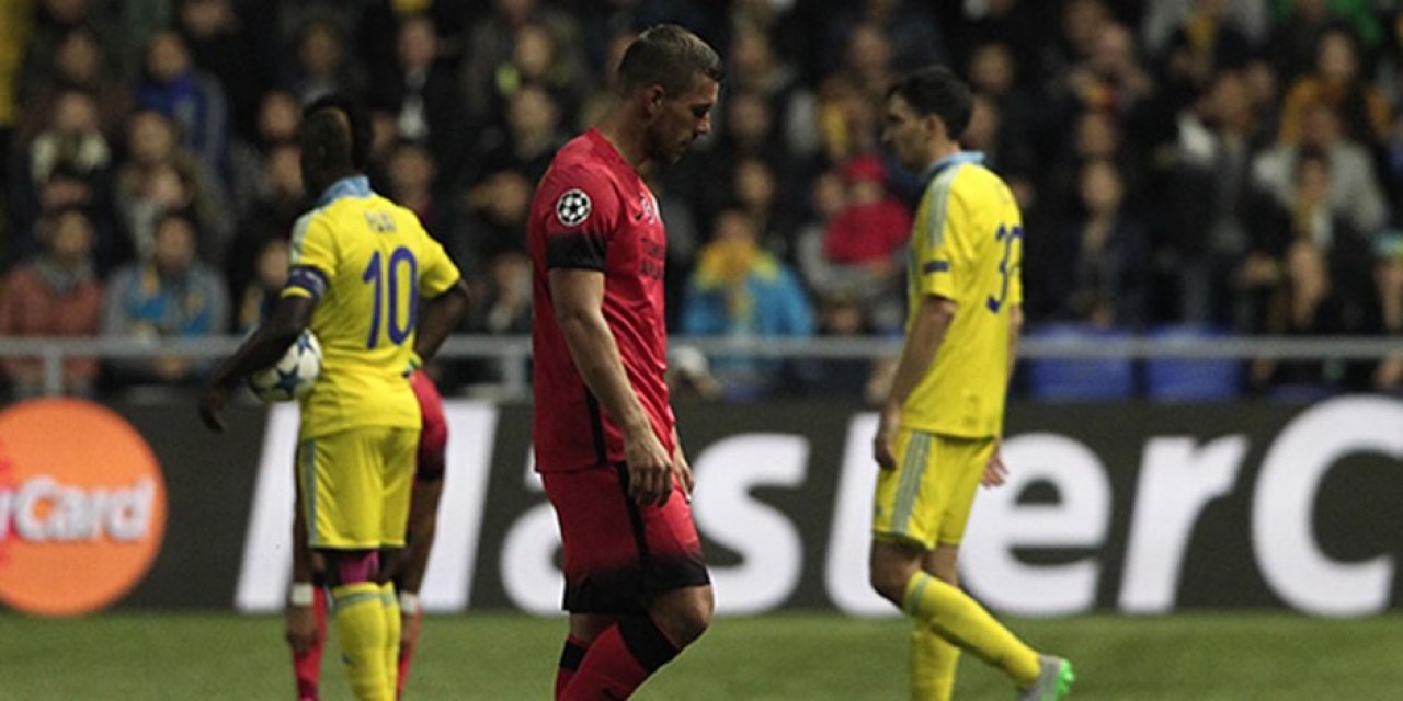 Podolski'ye taraftar tepkisi