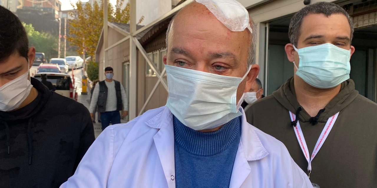 Yarılan kafasına meslektaşı oğlu tarafından 8 dikiş atılan Mutlugüleçler, şikayetçi oldu: Maske uyarısı yapan doktora taşlı saldırı