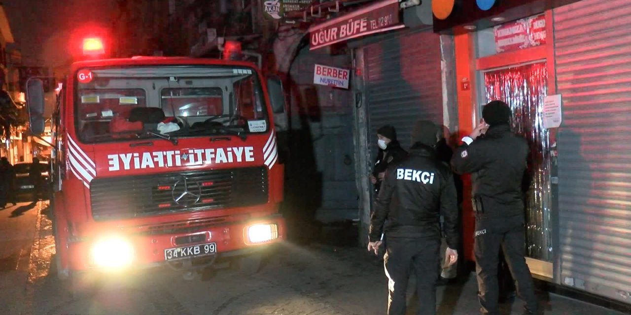 Fatih'te iş hanında çıkan yangında 1 kişi öldü