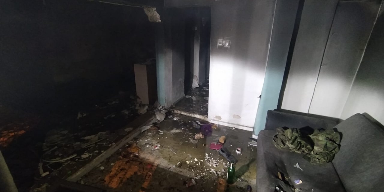 Yaşadığı evi ikinci kez kundaklayan kişi, gözaltına alındı