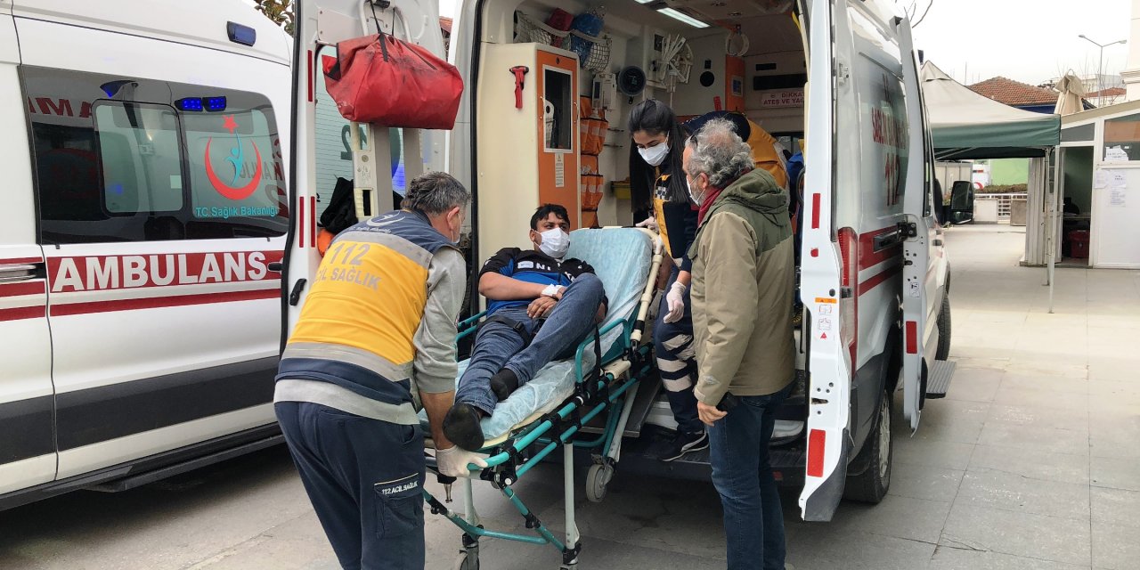 Balkondaki tartışma sokakta devam etti, kolundan vuruldu 