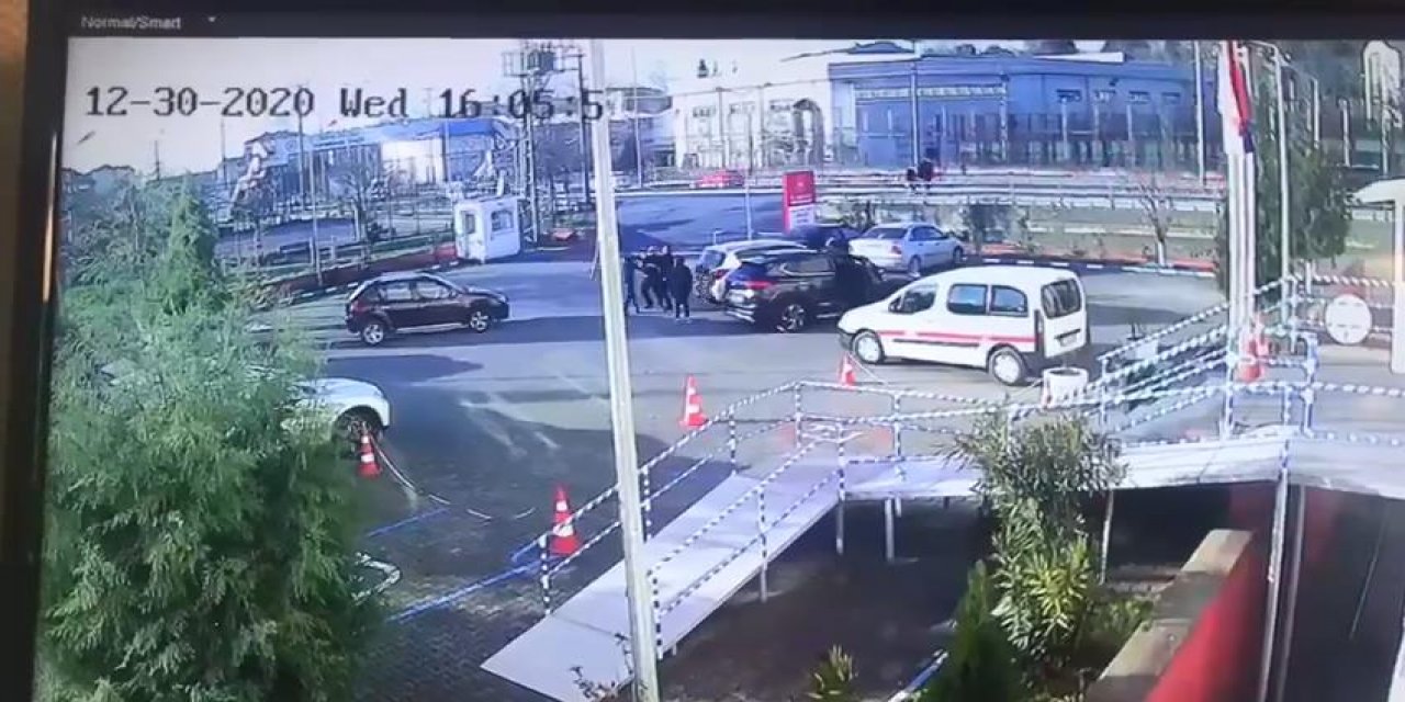 Kazanın ardından kavga kamerada