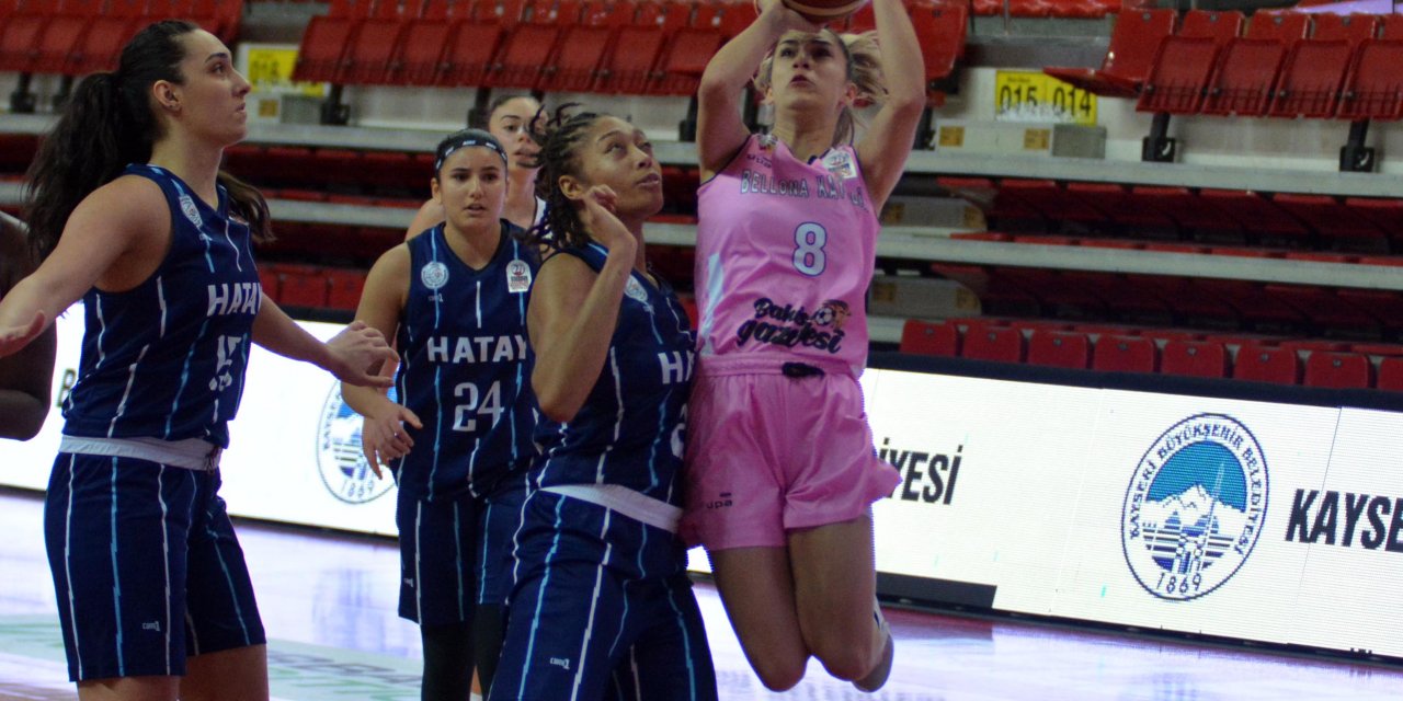 Bellona Kayseri Basketbol - Hatay Büyükşehir Belediyespor: 80 - 75