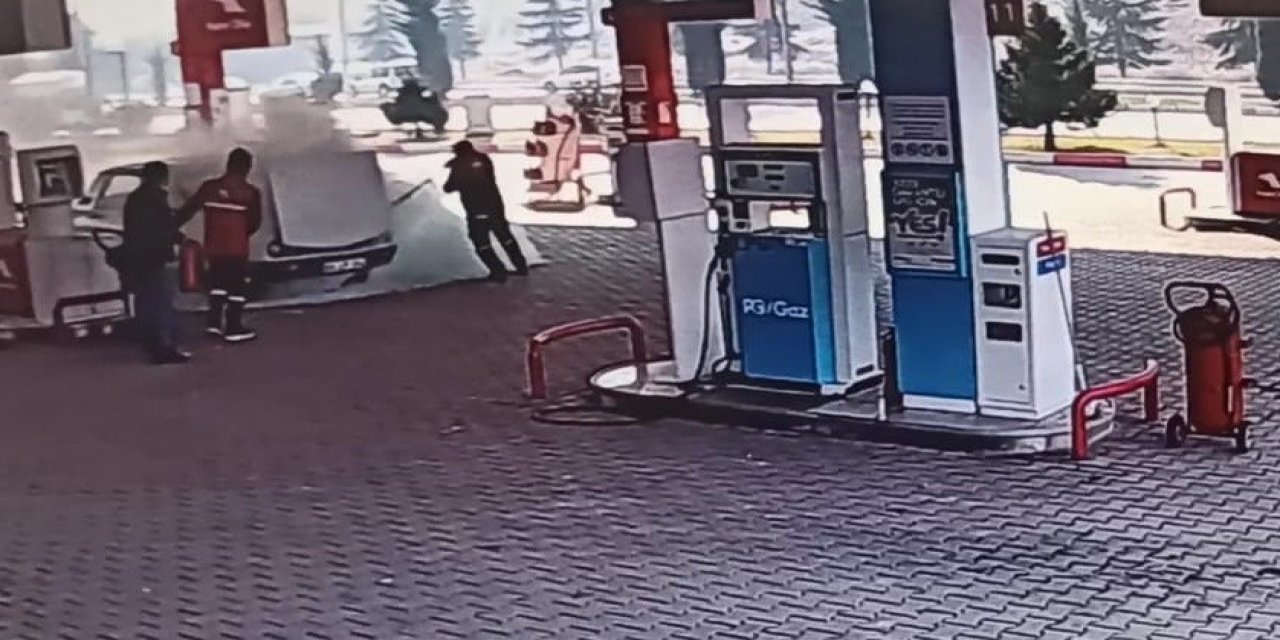 Yakıt almak isterken canından olacaktı