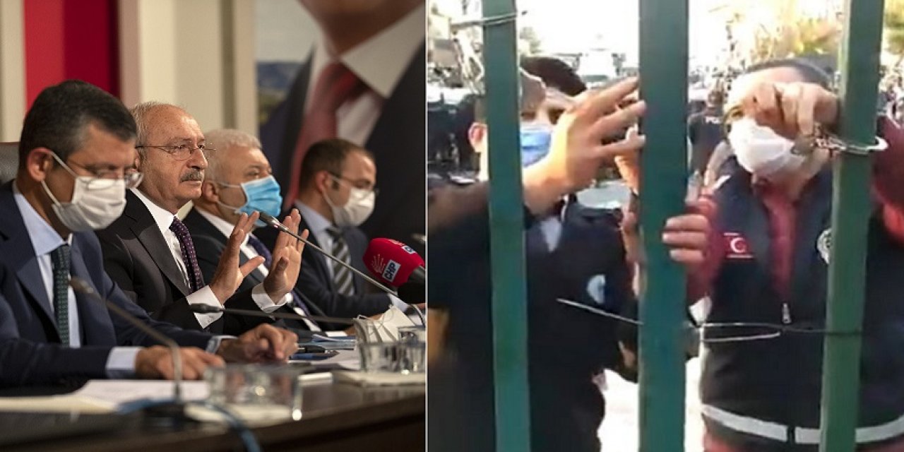 CHP lideri bu görüntüye sert çıktı! Kılıçdaroğlu'ndan "kelepçe" yorumu: Darbe döneminin fotoğrafı!