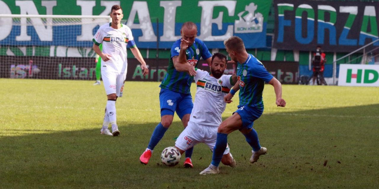 Çaykur Rizespor - Aytemiz Alanyaspor: 1-1