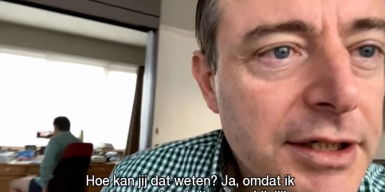 Antwerp belediye başkanı canlı yayında iç çamaşırıyla yakalandı