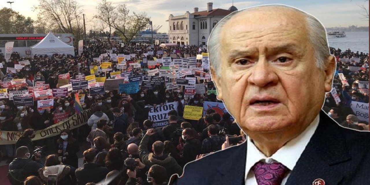 Bahçeli'ye Boğaziçi öğrencilerinden sert yanıt! Konu kapanmamıştır!