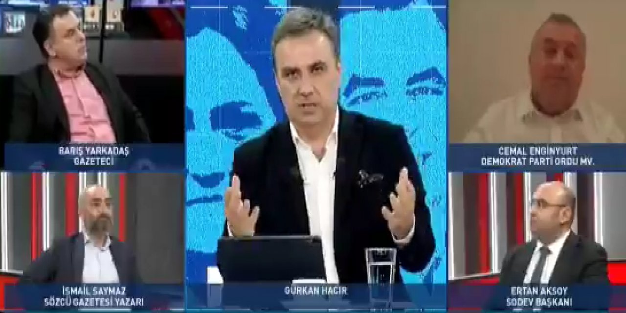 Canlı yayında gergin anlar... Cemal Enginyurt ve Ertan Aksoy arasında "ırkçı" tartışması!