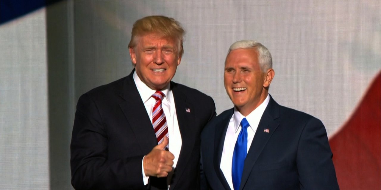 Trump'ı takip etmeyi bırakan Pence, kapak fotoğrafına Joe Biden ve Kamala Harris'in fotoğrafını koydu.