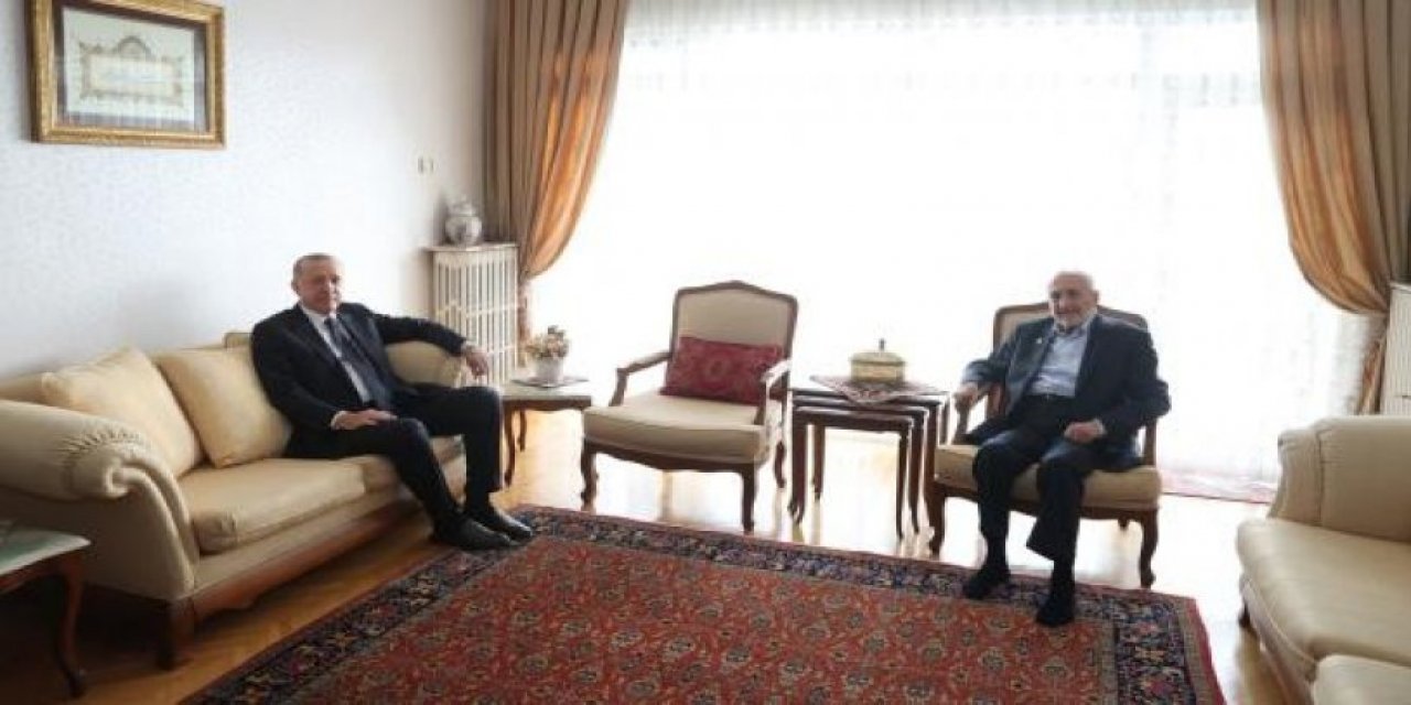 Erdoğan'dan bir sürpriz ziyaret daha! Bu kez Saadet Partili Oğuzhan Asiltürk’ü evinde ziyaret etti...