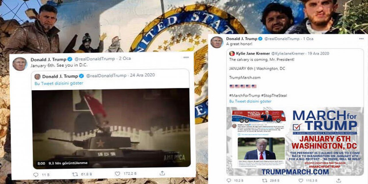Trump'ın destek verdiği o paylaşıma inceleme! Kanlı kongre baskını sonrası FBI harekete geçti...