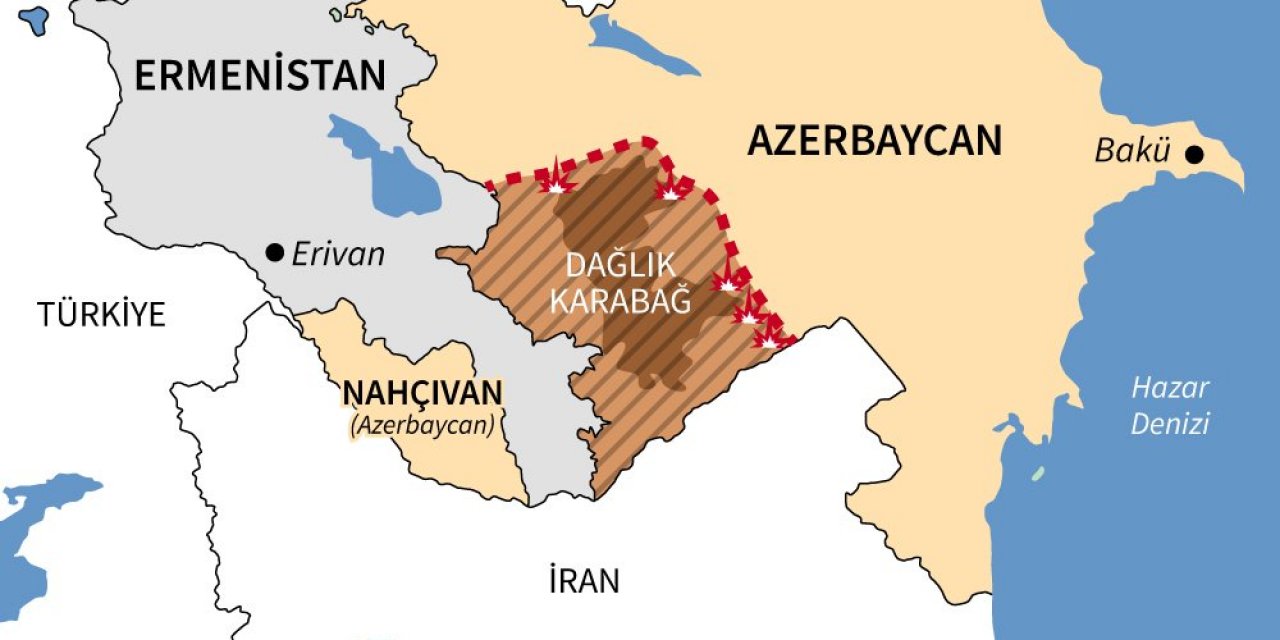 Azerbaycan ve Ermenistan Savunma Bakanlıkları çatışmanın ülkelerinde yarattıklarını gösteren fotoğrafları basına servis etmeye başladı