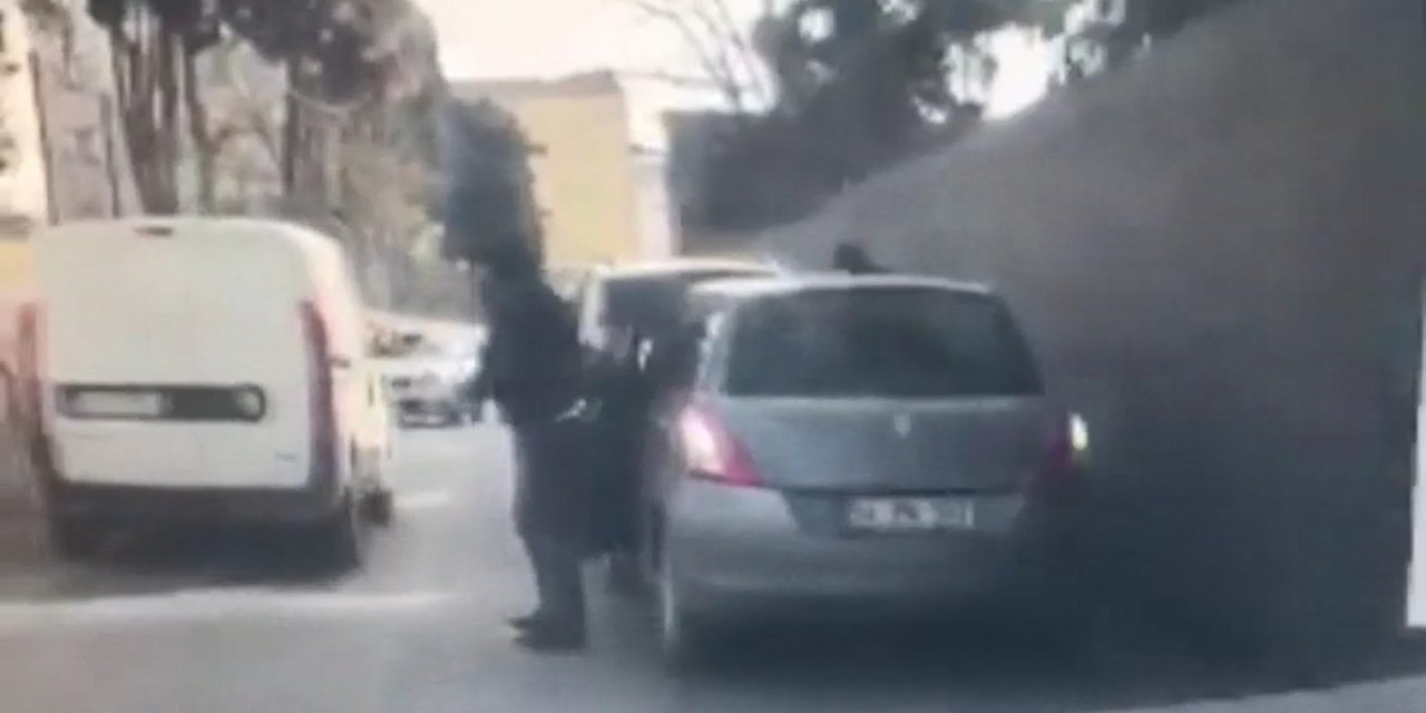 350 bin liralık gasp yalanını araç kamerası görüntüleri ortaya çıkardı