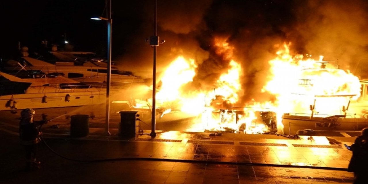 ABD’de lüks yatta yangın: 2 yaralı