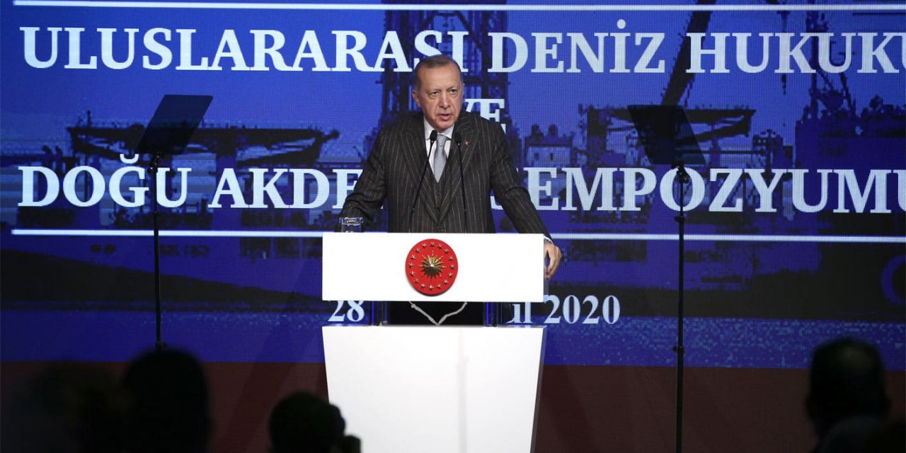 Cumhurbaşkanı Erdoğan, Biz de İstanbul ve Marmara Üniversitesi'ne bir ricada bulunsak, hemen bir harita hazırlar dünyaya sunarız.