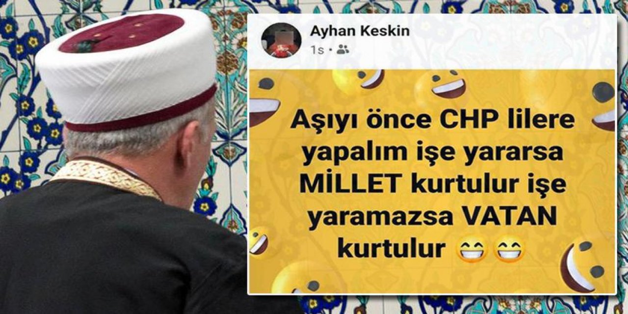 AKP'Lİ İMAMIN DİNE BAKIŞI: KİMBİLİR BU İMAMIN CAMİ VAAZLARINA KAÇ MÜSLÜMAN KANDI; Vatandaşın aşı konusundaki kaygılarına  AKP'li İmam skandalı eklendi!
