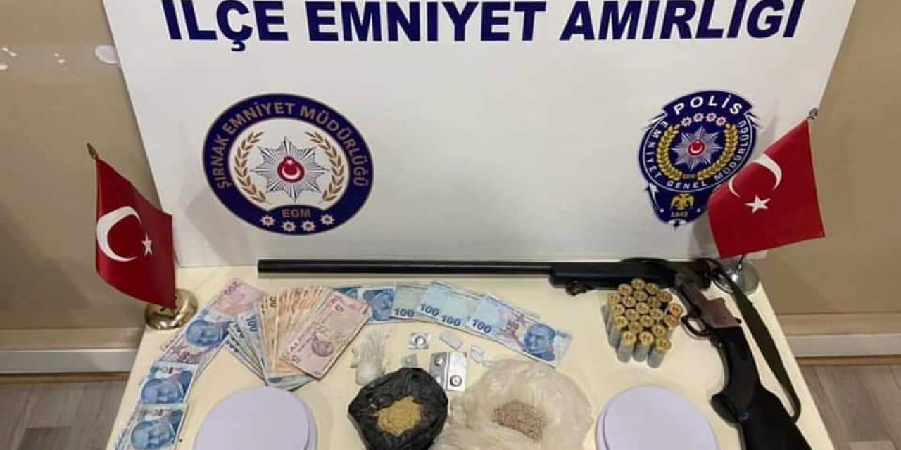 Şırnak'ta uyuşturucu operasyonunda 2 tutuklama