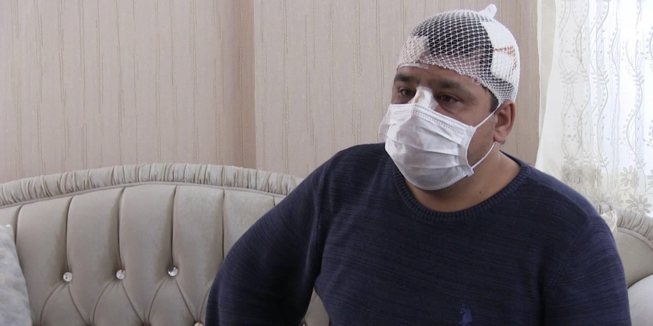 6 kişinin yaralandığı komşu kavgası kamerada