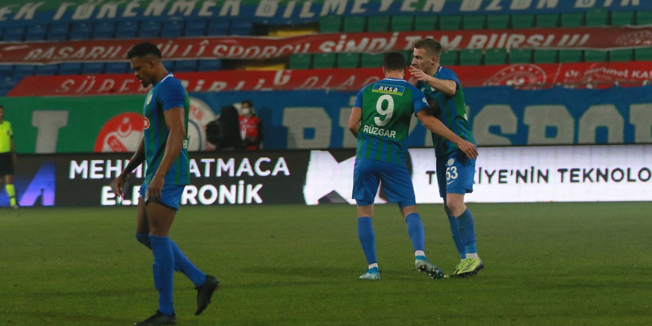 Çaykur Rizespor - Yukatel Denizlispor: 1-1