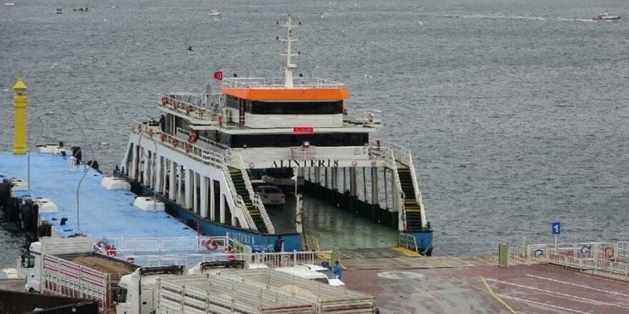 Gökçeada ve Bozcaada'ya feribot seferleri yapılamıyor