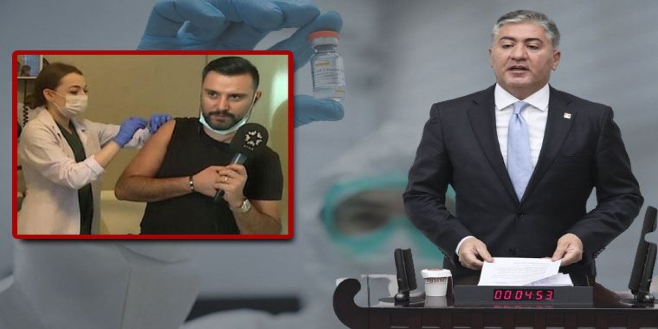 Koronavirüs aşıları el altından mı yapılıyor?  CHP'li Murat Emir o görüntülere dikkat çekti ve... Gönüllü olarak neden ünlüler tercih edildi?