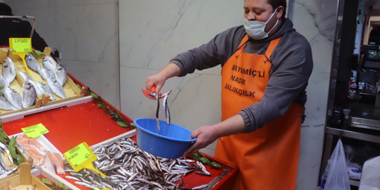 Avlanma yasağı getirilen hamsinin kilosu 40 liraya yükseldi