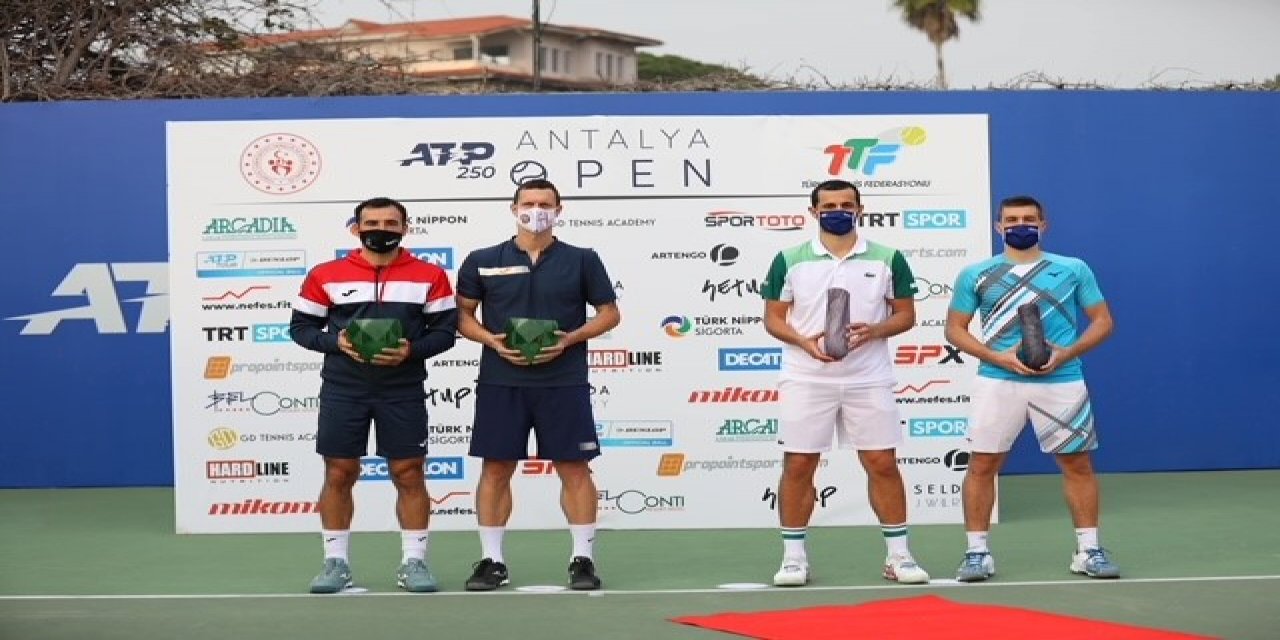 Antalya Open’da çiftlerde şampiyon Nikola Mektic ve Mate Pavic oldu