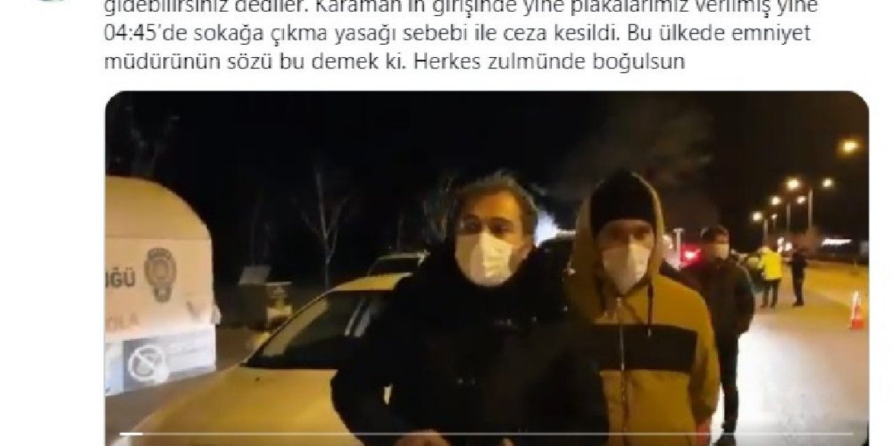Sendikalı oldukları gerekçesiyle  işten çıkarıldılar, açıklama yapmak istediler gözaltına alındılar: suçsuz oldukları anlaşılınca sokağa çıkma yasağı saatinde serbest bırakıp ceza kestiler