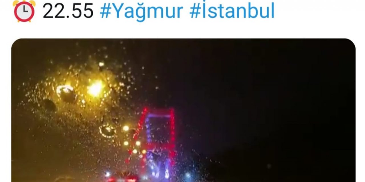 Vali Yerlikaya'dan yağmur tweeti: Seni çok özlemiştik