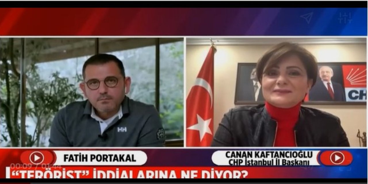 Canan Kaftancıoğlu Fatih Portakal'a konuştu! Hakkındaki "terör" suçlamasına böyle yanıt verdi: Ne teröre ne terör örgütlerine asla prim vermedim, vermem
