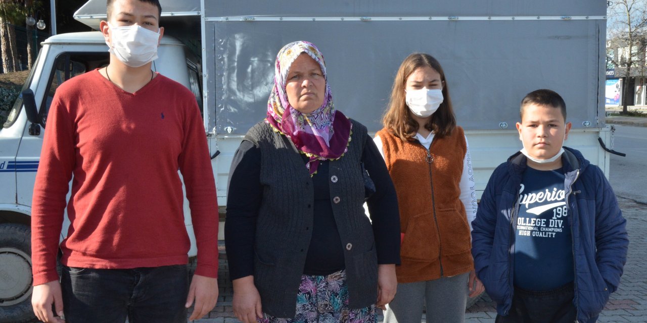 Film gibi kovalamaca: 2 çocuğun kasasında olduğu kamyoneti kaçırdı
