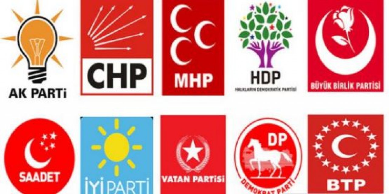 Siyasi partilerin üye sayıları açıklandı! Hangi partinin üye sayısı arttı hangisinin düştü?