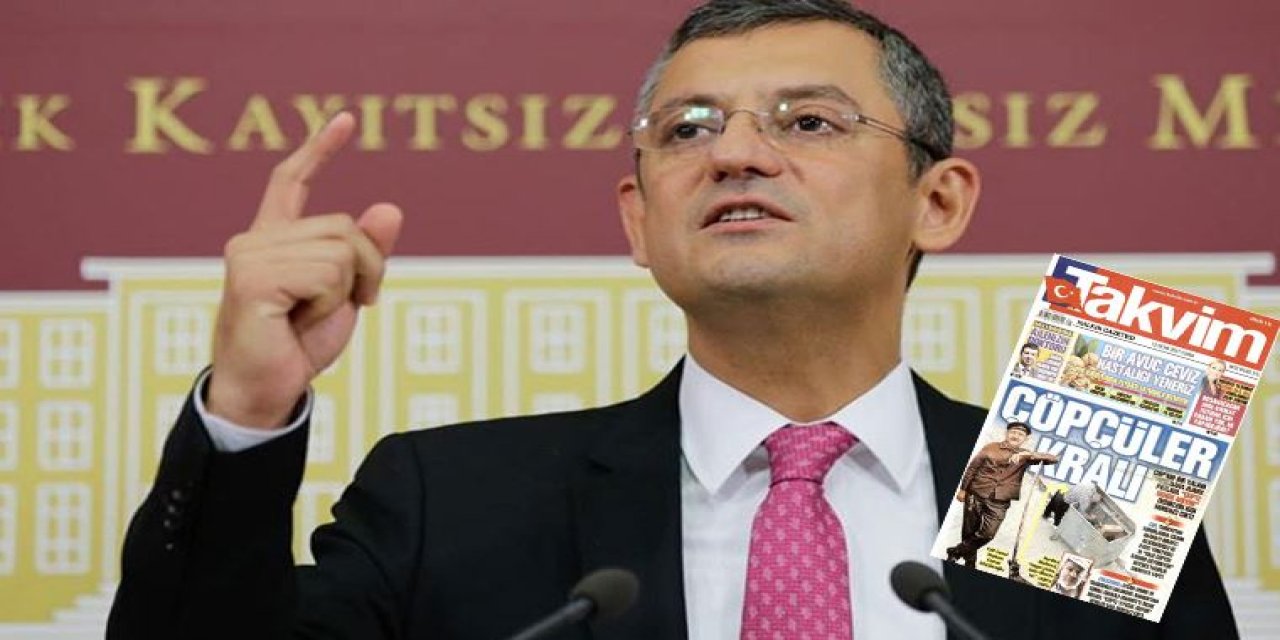 "Beşli çeteyi süpüreceğiz"  Özgür Özel’den yandaş gazetenin skandal manşetine tokat gibi cevap!