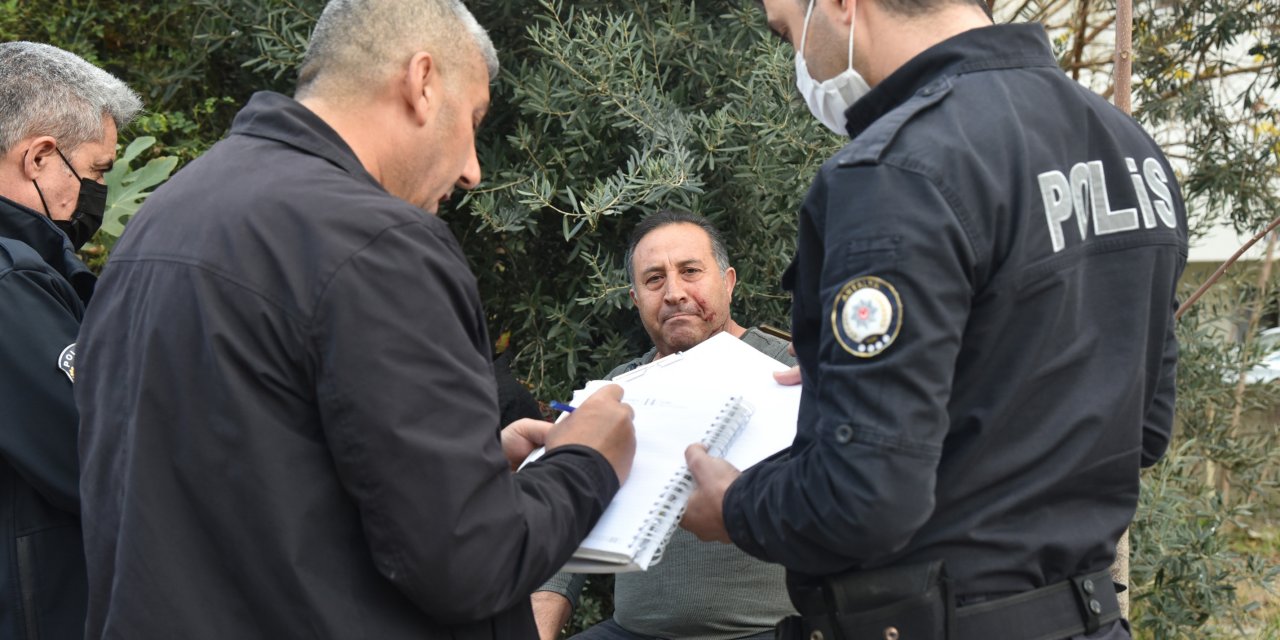 Kızını rehin alan damadını yaralayan baba adliyede