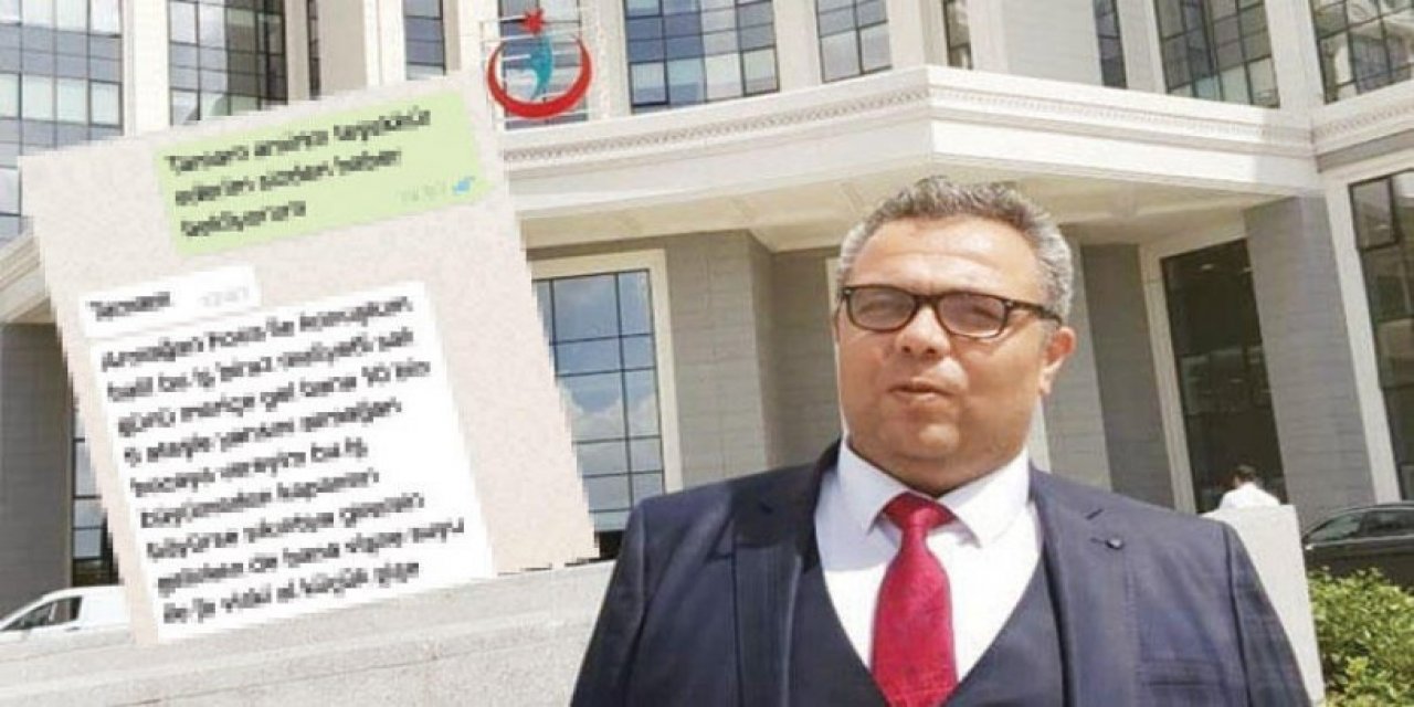 "10 bin ateşle bu iş büyümeden kapansın" Hastanede rüşvet iddiası!