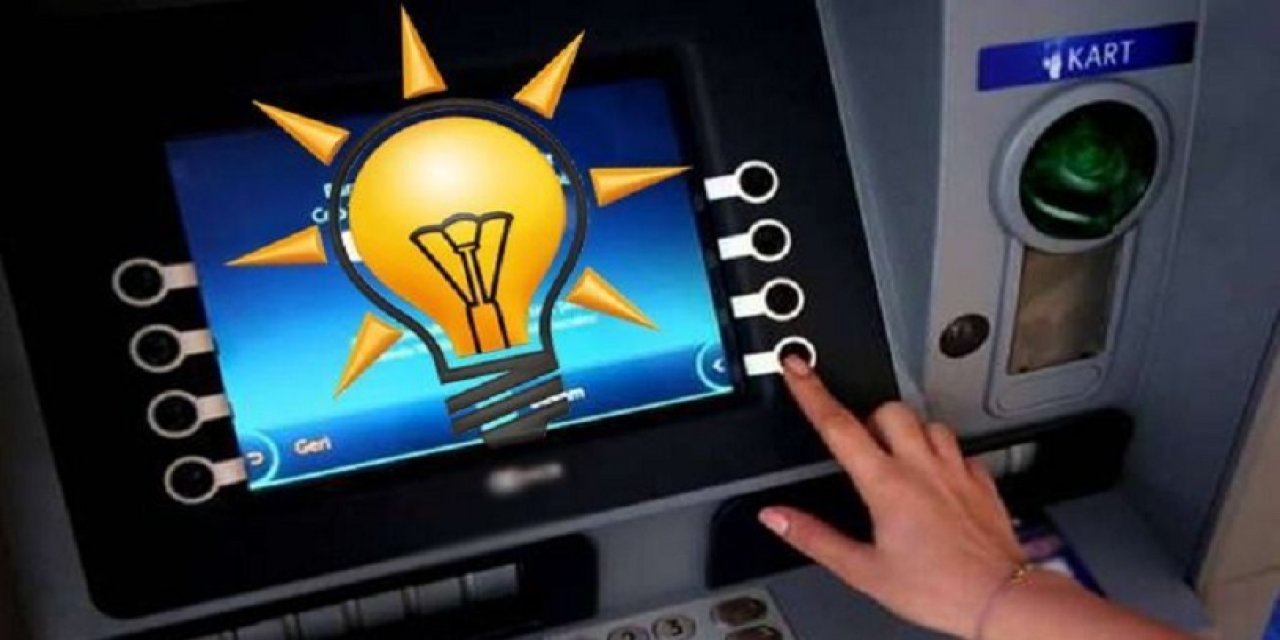 AKP teşkilatı ATM açılışını "hizmet" gibi duyurdu!