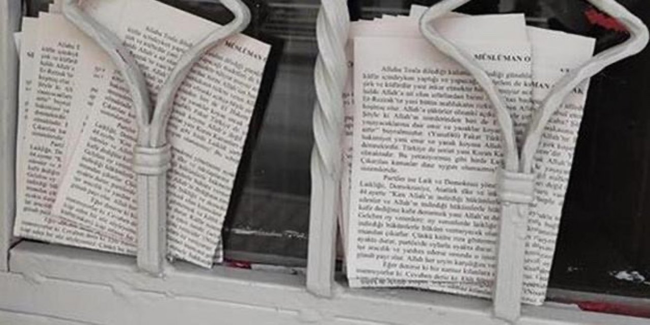 Ankara'da, şeriat çağrısı yapan provakatif bildirilerde 'Furkan Vakfı' iddiası