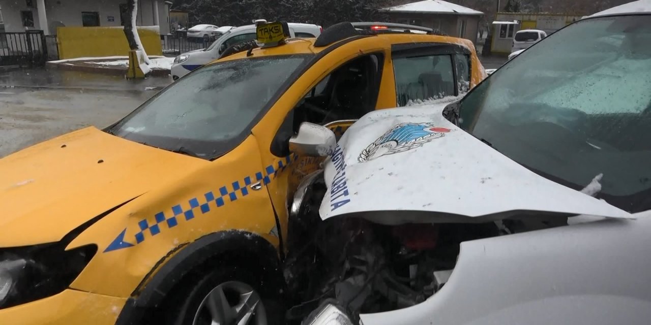 Kağıthane’de trafik kazası: 1 yaralı