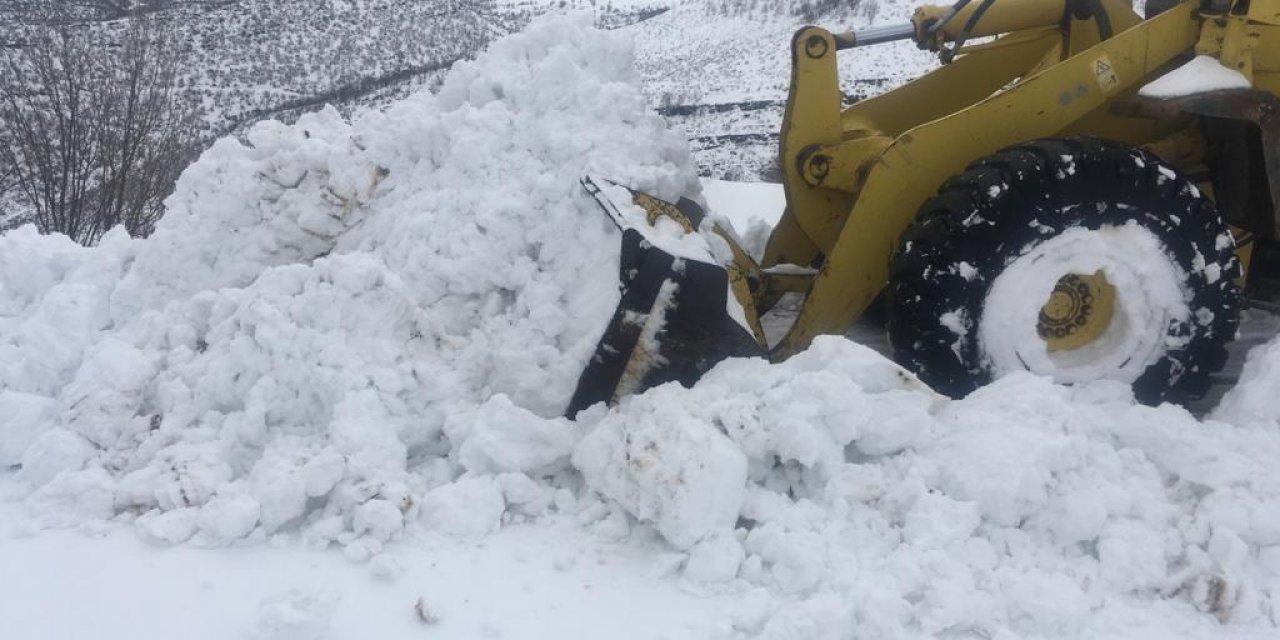 Şırnak'ta 17 köy ve 5 mezra yolu kardan kapandı
