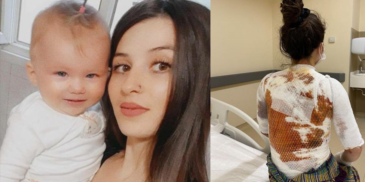 Eşinin ve 1,5 yaşındaki kızının üzerine kaynar su döküp serbest kalmıştı! İfadesinde bakın ne demiş? Pişkin savunma...