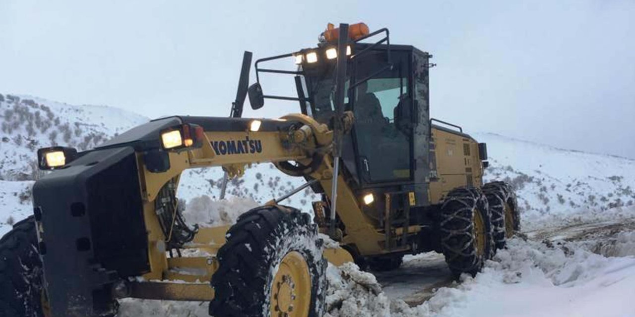 Adıyaman'da 207 köy yolu ulaşıma kapandı