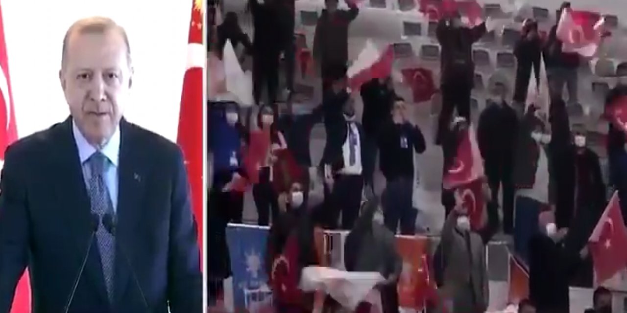 AKP kongresinde ilginç anlar! Cumhurbaşkanı Erdoğan "kadın ve gençlik kollarını" görmek istedi ama...  İşte Erdoğan'ın şaşkınlığı...