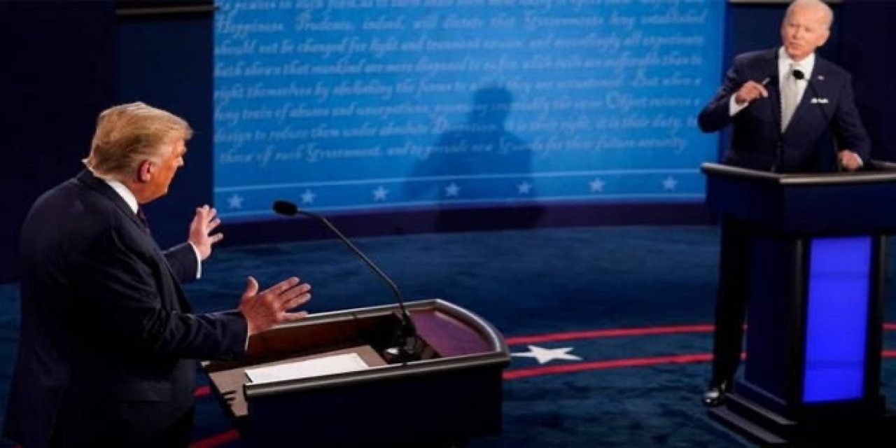 ABD'deki rekor başkanlık düellosunda, Biden'dan Trump'a inşallahlı yanıt