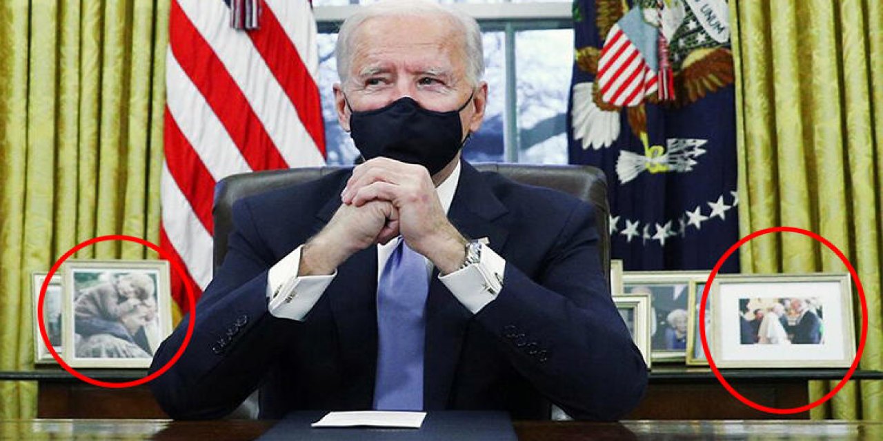 Trump'ı böyle sildi! Oval ofis'te dikkat çeken detay...