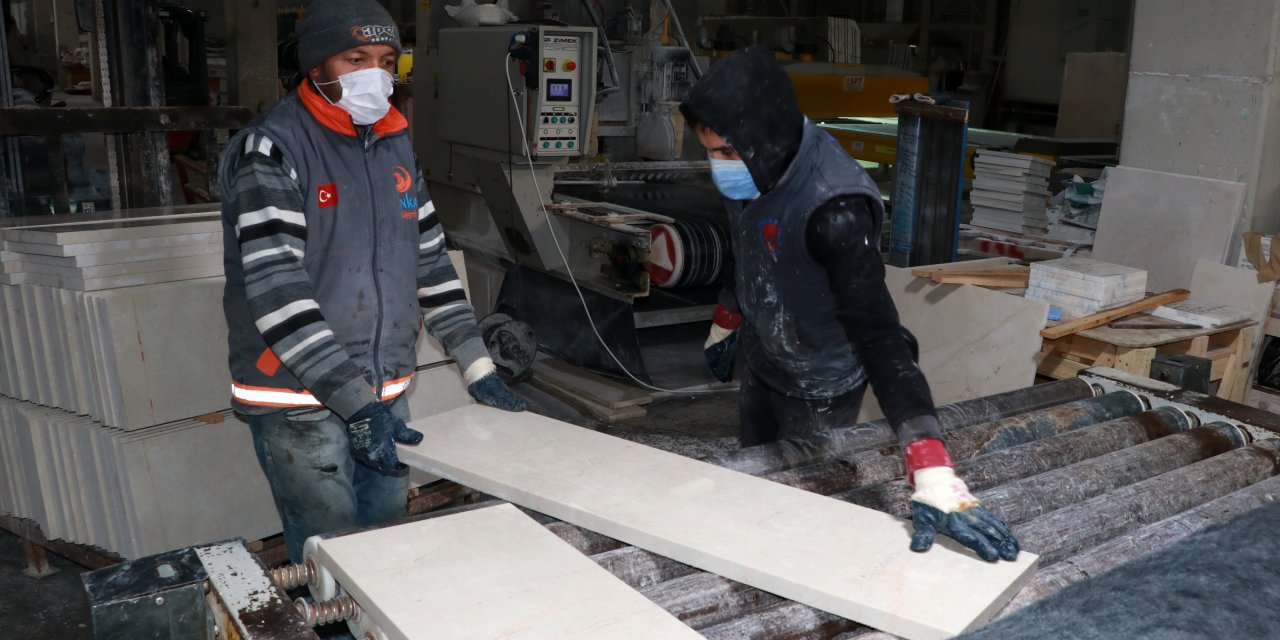 Burdur'dan blok mermer ihracatı düştü, işlenmiş mermer ihracatı arttı