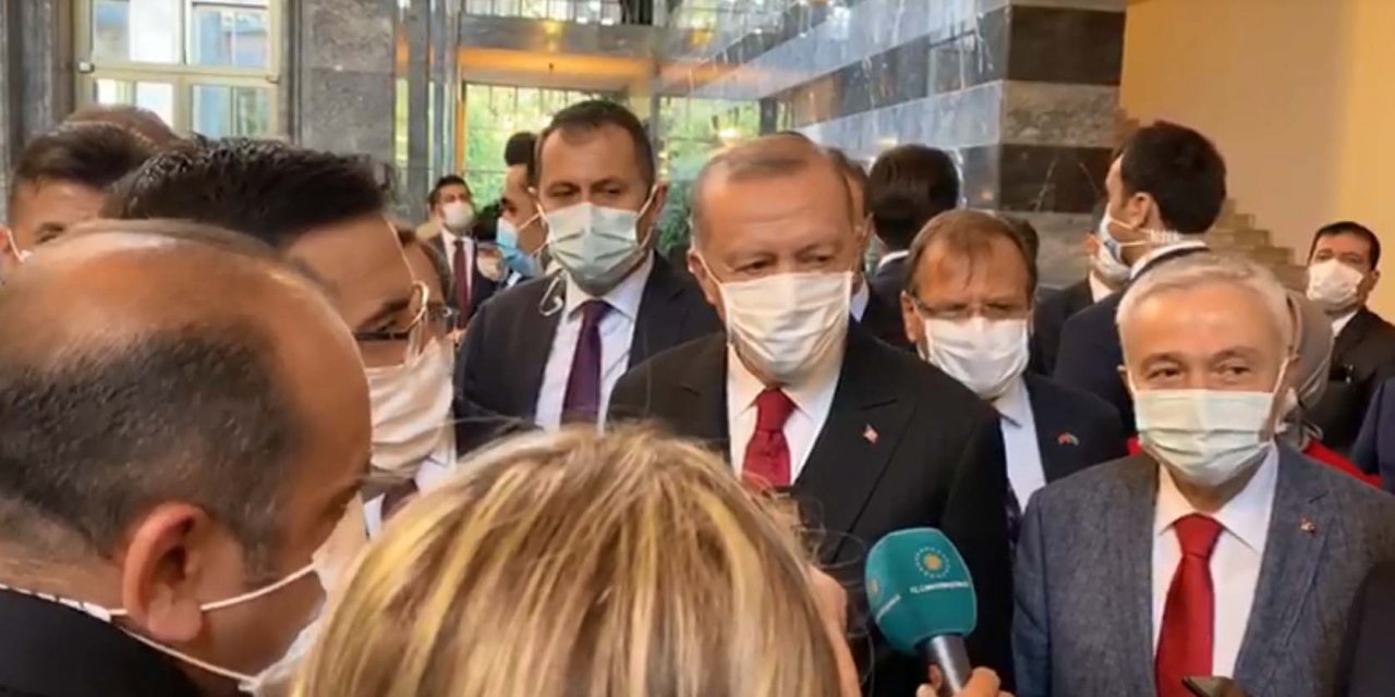 Cumhurbaşkanı Erdoğan; Meclis'te önemlerinin olmadığını söylediği HDP için,'' Onların her zaman yeri ya dağdır ya sokaktır" dedi.