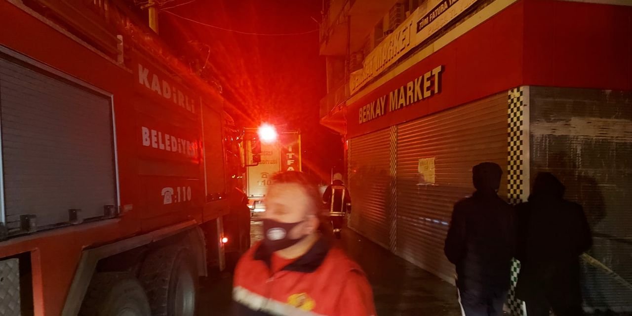 Sobadan çıkan yangında ağır yaralandı