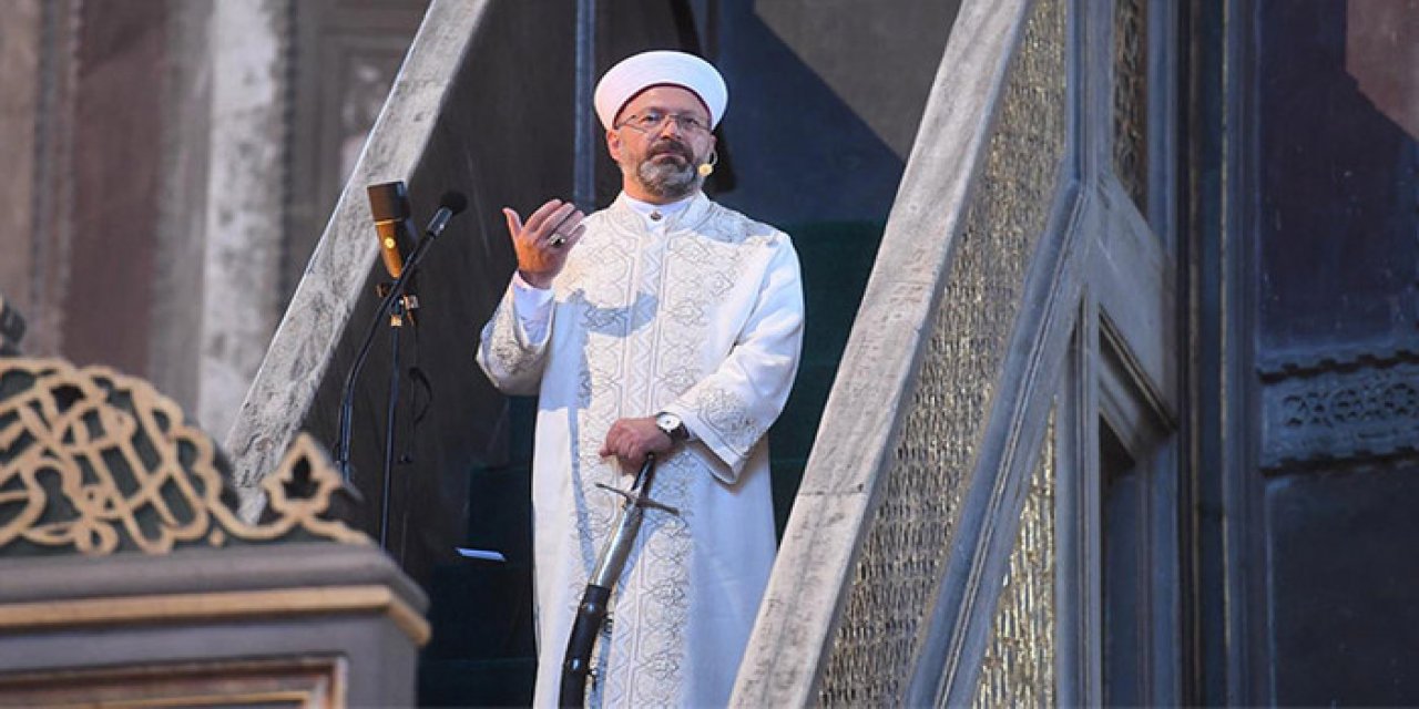 Erbaş tarikatlar için medyaya, kimseyi zan altında bırakmamalıdır uyarısında bulundu