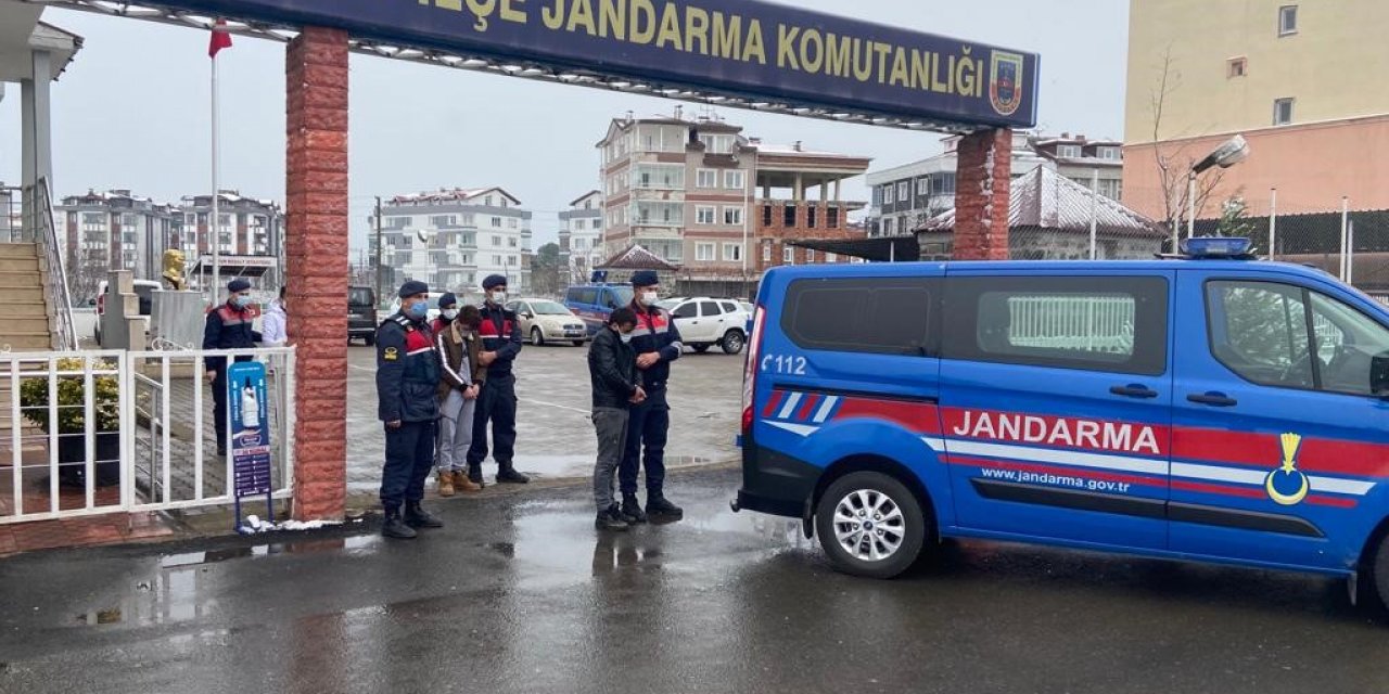 Yaylada 14 evden hırsızlık yapan 3 kişi tutuklandı